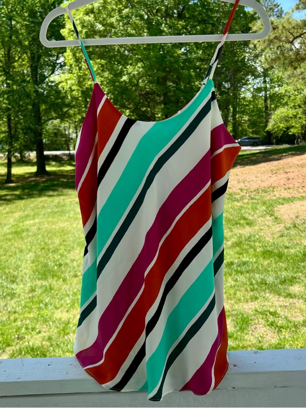 Madison Multicolor Striped Cami - Women’s L